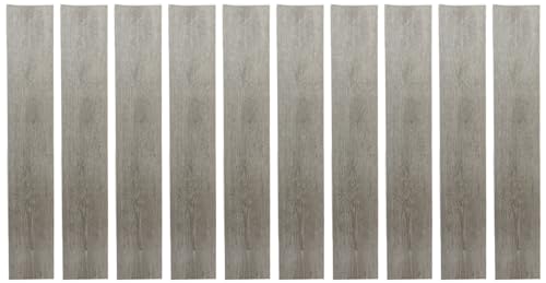 Achim Home Decor Nexus Planks Peel and Stick Vinyl Floor Tile, Hickory, 10-Pack E9163