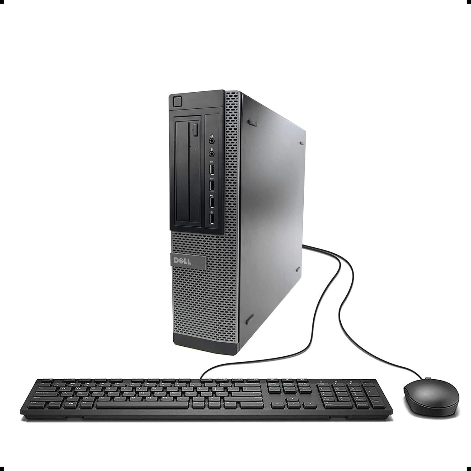 Premium Dell Optiplex 9010 Business Desktop Computer (Intel Quad-Core i7-3770 up to 3.9GHz, 16GB RAM, 1TB HDD, DVD, WIFI, VGA, DisplayPort, USB 3.0, Windows 10 Professional) (Renewed)