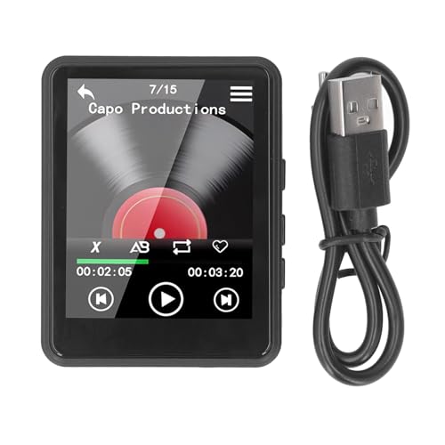 MP3 Player with Bluetooth, Built-in Speaker, 2.4 Inch Screen D345