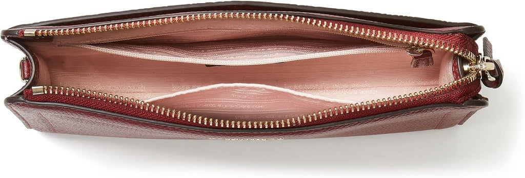 Kate Spade New York Knott Pebbled Leather Small Crossbody Autumnal Red G125029