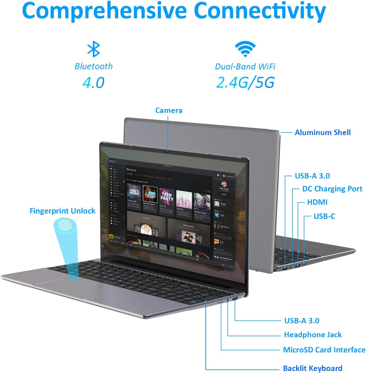 AMD Ryzen 7 5700U Laptop, 16GB RAM, 512GB SSD, 15.6" FHD, Windows 11 Pro M19239
