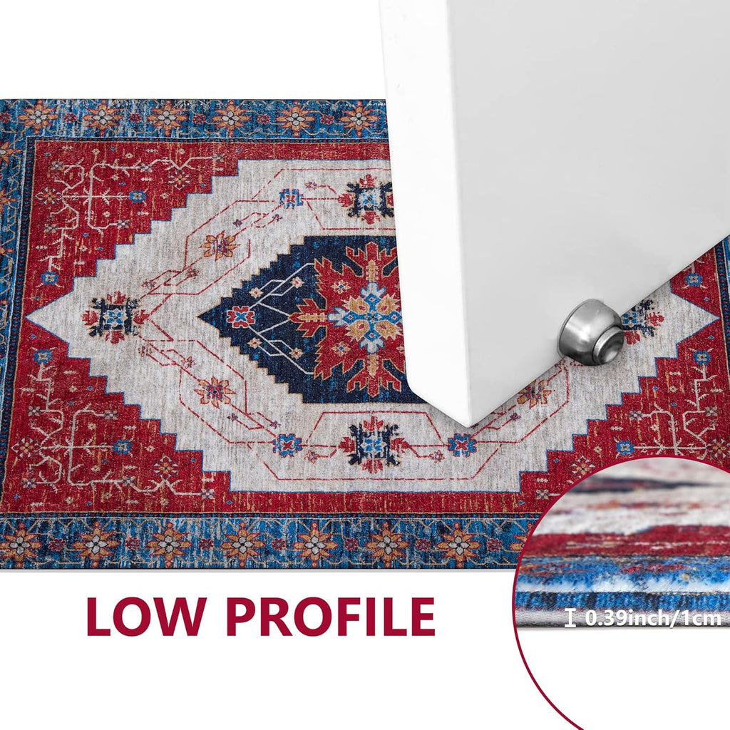 Boho Vintage 2'x3' Non Slip Washable Entryway Rug S737564