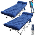 XXL Camping Cot for Adults with Mattress Heavy Duty Folding Bed with Carry Bag H5280