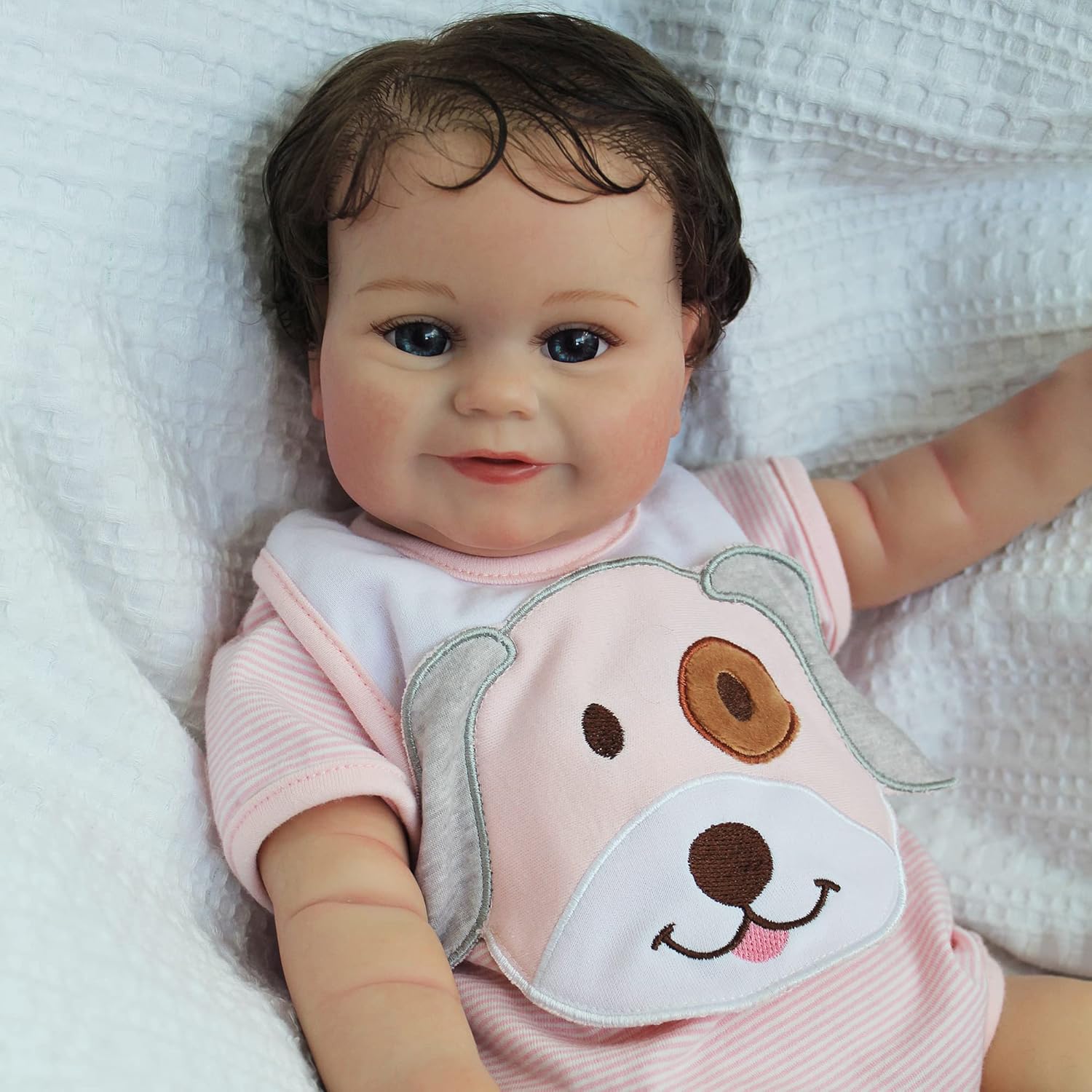 Reborn Baby Doll Girl Maddie - 20 Inch Realistic Soft Vinyl Doll Gift for Kids 3+ O576404