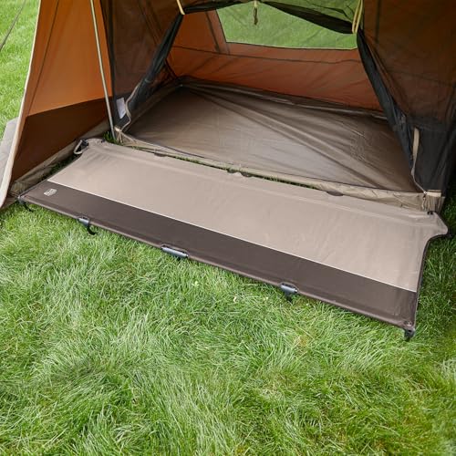TIMBER RIDGE Lightweight Aluminum Camping Cot with Carry Bag, Blue Z494
