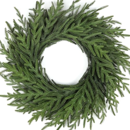 Artgar 26 Inch Pine Wreath for Front Door Christmas Decor T2410