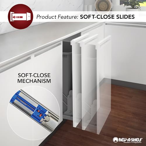 Rev-A-Shelf 448KB-BCSC-11C 11 Inch Base Pullout Cabinet Organizer Q56130