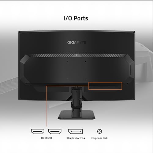 GIGABYTE GS32QC 31.5" 165Hz 1440P Curved Gaming Monitor S798