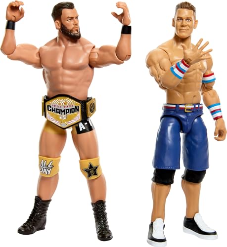 Mattel WWE Championship Showdown 2-Pack Action Figures, John Cena vs Austin Theory, 6-inch H994