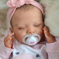 BABESIDE Realistic Baby Doll, 20 Inch Soft Body Real Life Baby Dolls Newborn Sweet Smile Sleeping Dolls Girl Handmade Reborn Baby Dolls with Clothes Accessories Feeding Kit Toy Gift for Kids Age 3 +