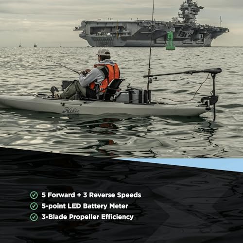 Newport X-Series 55lb Transom Mounted Saltwater Trolling Motor with LED Battery Indicator D62963
