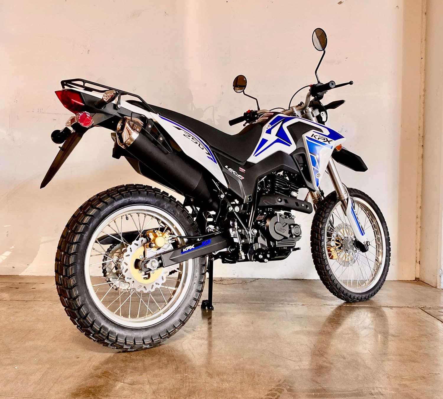 LIFAN KPX 250CC Dual Sport Enduro Motorcycle - Blue N76967