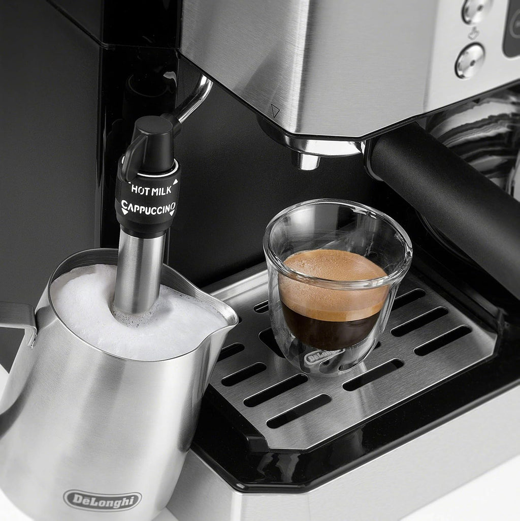 De'Longhi All-in-One Coffee Maker & Espresso Machine with Milk Frother, 10-Cup, COM532M (Renewed) C75675