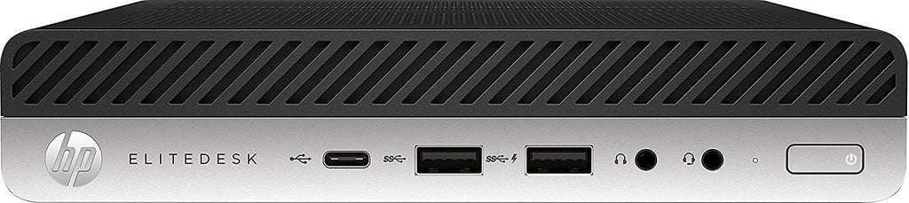 HP Elitedesk 800 G3 Mini Business Desktop (Intel Quad Core i5-6500T, 8GB DDR4 RAM, 256GB SSD) Type-C, DisplayPort DP, HDMI, DisplayPort, WiFi, Ethernet, Windows 10 Pro 64-bit (Renewed)