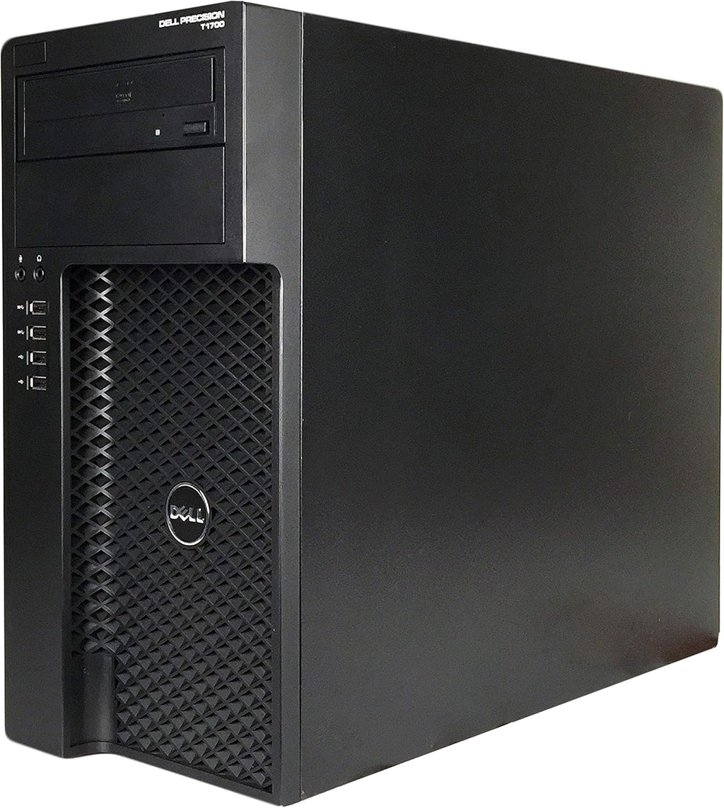 Dell Precision T1700 Tower Desktop PC, Intel Quad Core i7, 16G DDR3, 512G SSD, Windows 10 (Renewed) U1242