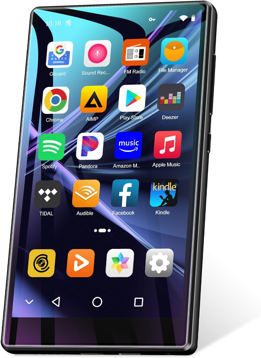 80GB MP3 Player with Bluetooth and WiFi, MP4 Player with Spotify, Audible, Pandora, 4.7"" Touchscreen Android Player, HiFi Sound, FM Radio, E-Book Removable Browser, up to 512GB Storage