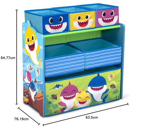 Delta Children 6 Bin Toy Storage Organizer, Disney Princess G9256