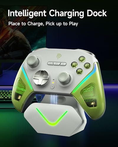 EasySMX D10 Wireless Gaming Controller with Charging Dock for PC/Switch/iOS/Android TV A757