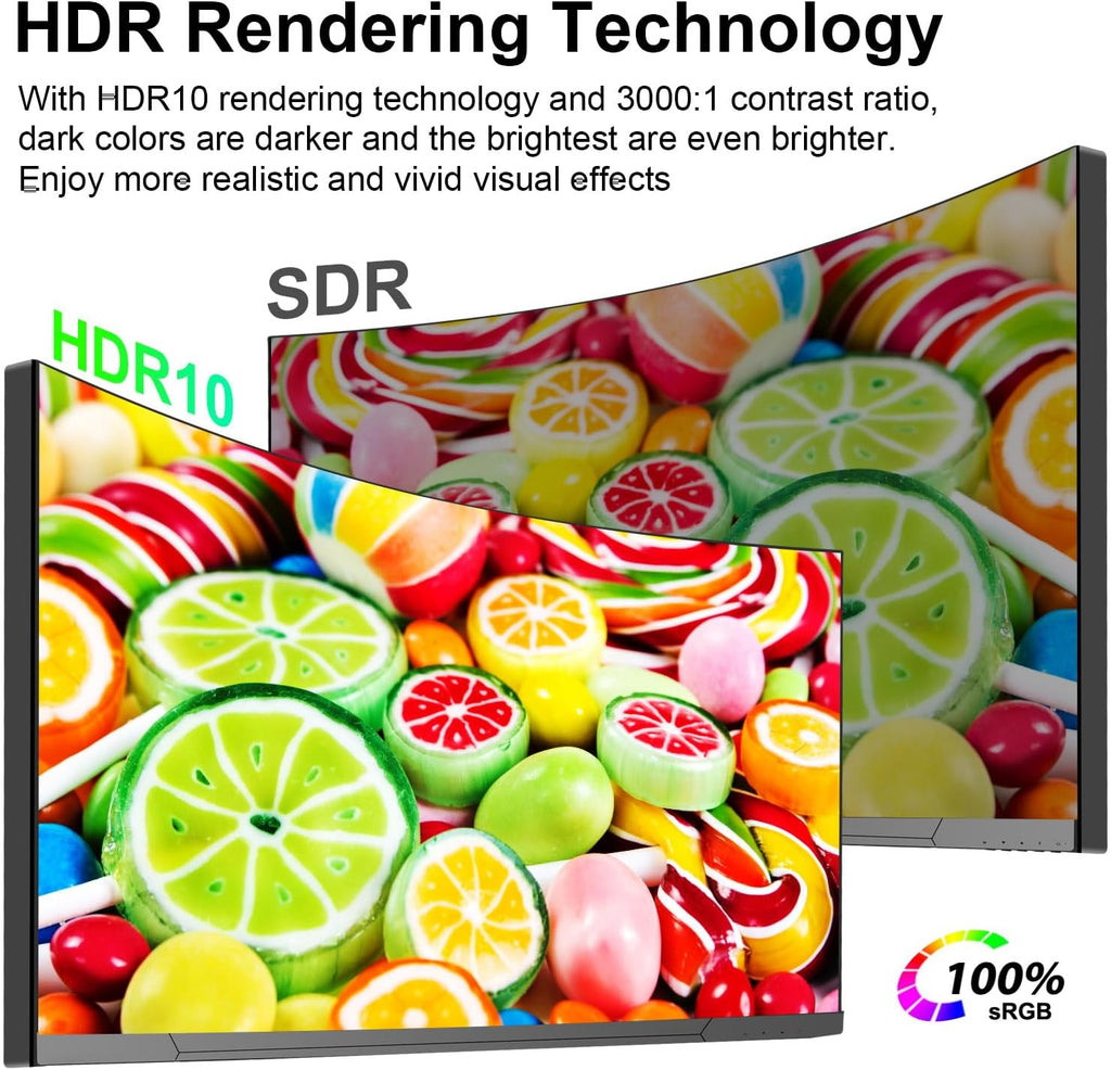 34" Curved WQHD 3440×1440 Gaming Monitor 165Hz 1ms HDR 10 Q254