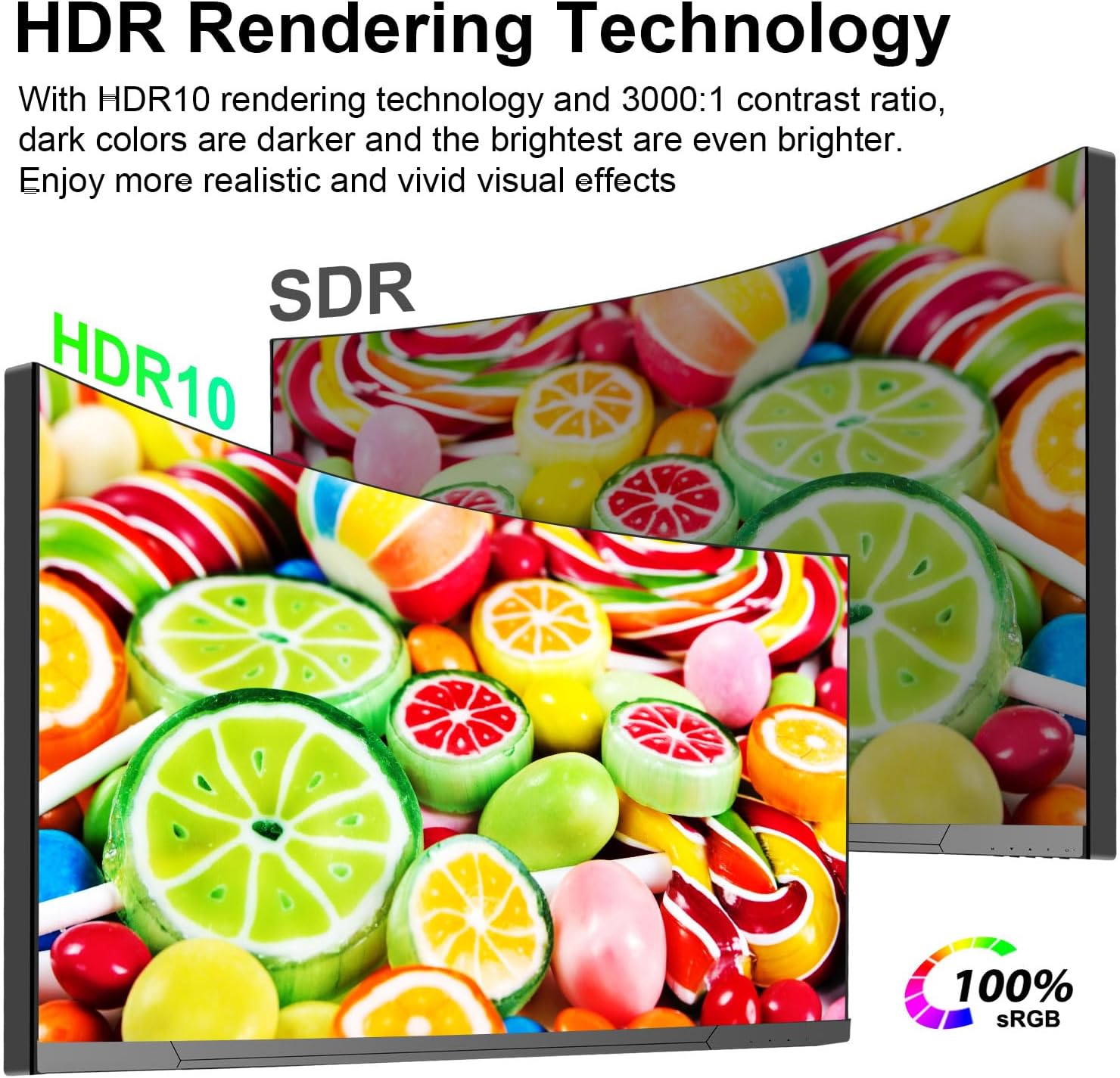 34" Curved WQHD 3440×1440 Gaming Monitor 165Hz 1ms HDR 10 Q254