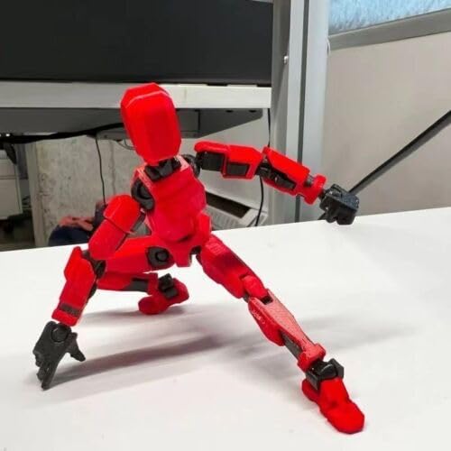 Titan 13 Action Figure Set, 3D Printed Multi-Jointed Dummy Robot (9pcs) Z973804
