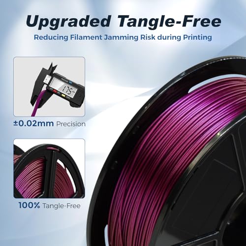 FLASHFORGE Rapid PLA Filament 1.75mm Ruby Red, 1kg Spool B504