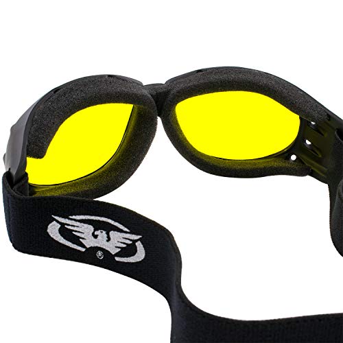 Global Vision Eliminator Padded Motorcycle Dirt Bike Goggles Bundle Day Night E63400