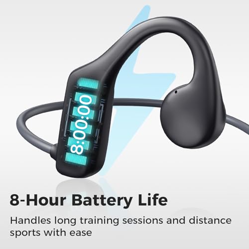 Bone Conduction Headphones Bluetooth 5.3, Waterproof MP3 32G for Swimming J979447