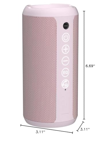 Ortizan Portable Bluetooth Speaker IPX7 Waterproof 24W Loud Sound, Black J77282