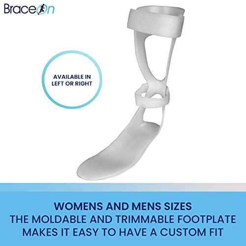 BraceOn AFO Foot Drop Brace for Men, Left I816