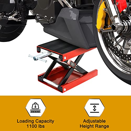 ZENY 1100 LB Wide Deck Motorcycle Scissor Lift Jack Stand N74637
