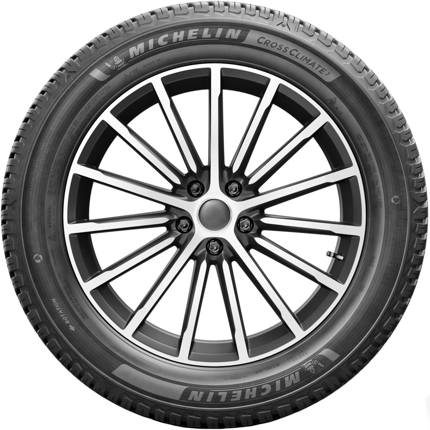 MICHELIN CrossClimate2 All-Season Car Tire 235/55R17 99H G9501