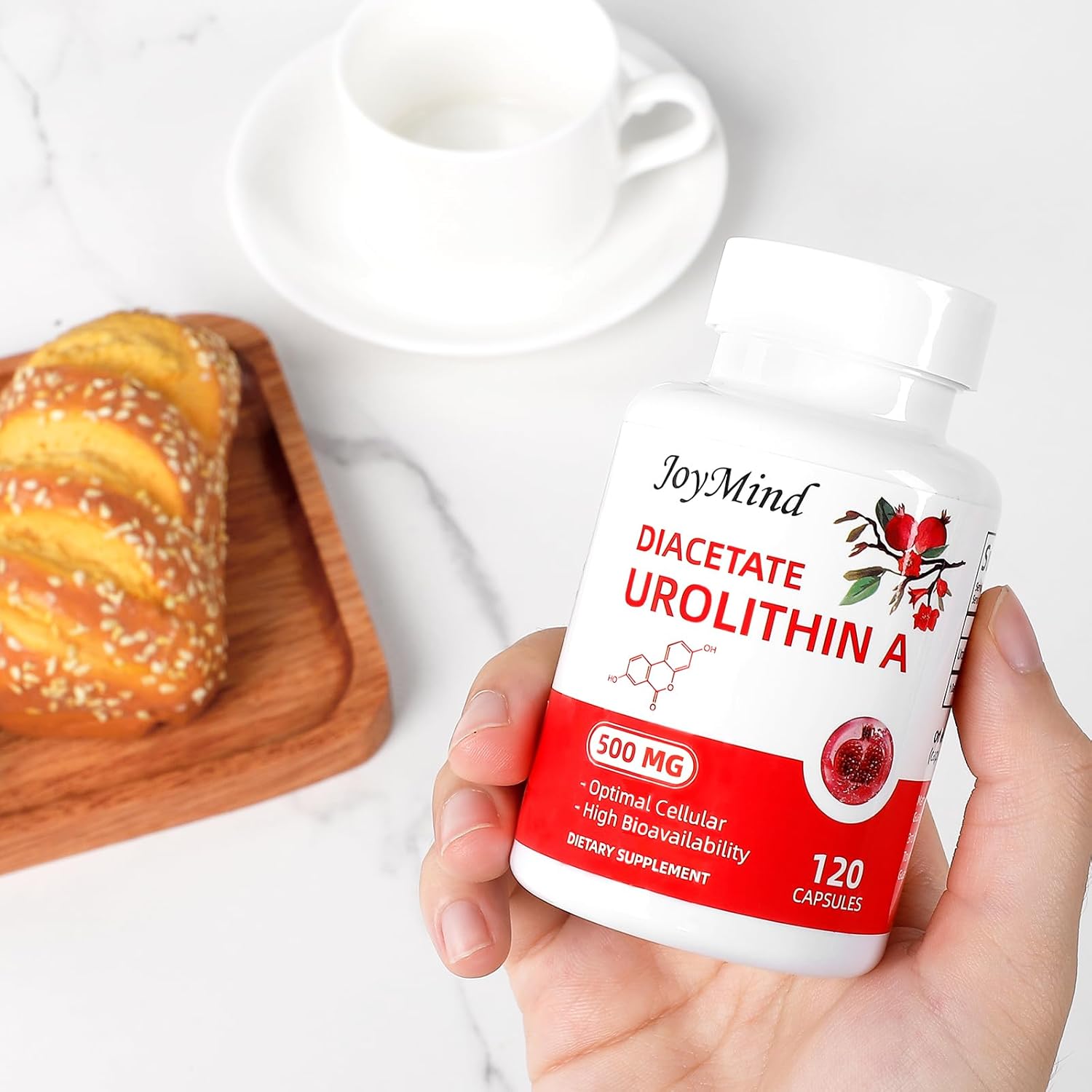 Urolithin A Supplement 500mg - 120 Vegan Capsules L654