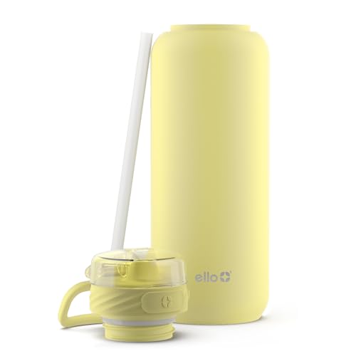 Ello Cooper 32oz Stainless Steel Water Bottle with Straw and Handle Q4598