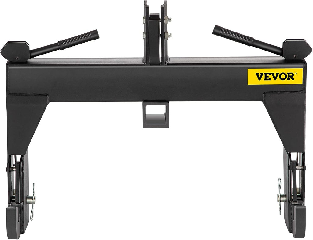 VEVOR 3-Point Quick Hitch 3000 LBS Lifting Capacity for Category 1 & 2 Tractors U20296