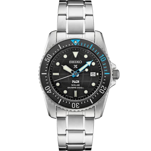 SEIKO Solar Dive Watch for Men - Prospex Collection - LumiBrite Hands - Water Resistant 200M