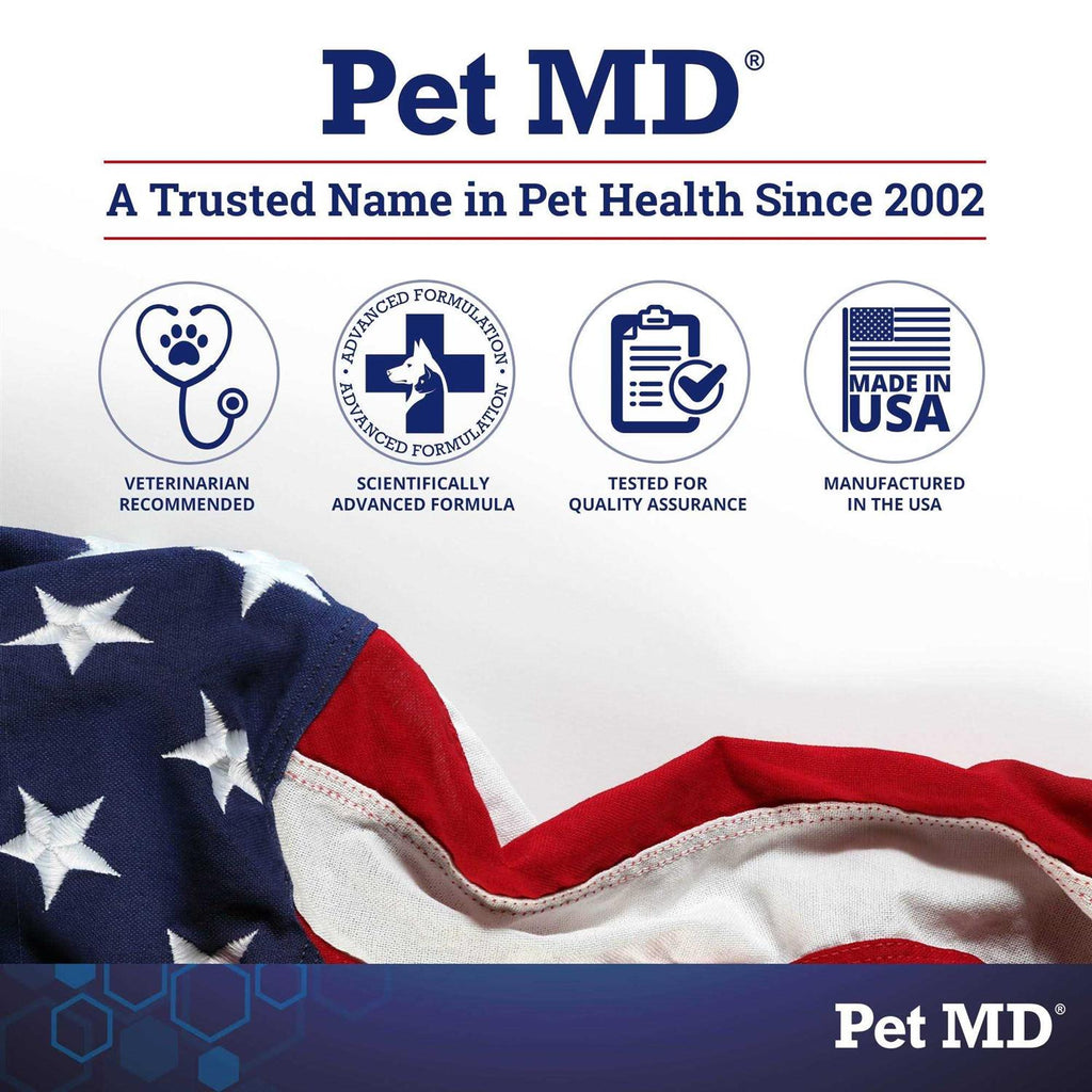 Pet MD Advanced Otic Ear Cleaner Wipes for Cats and Dogs K3771