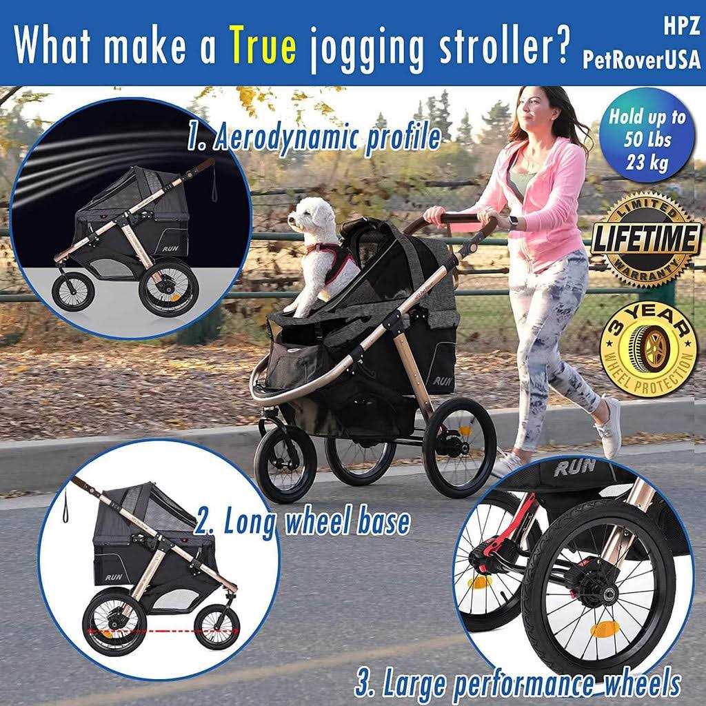 HPZ Pet Rover Run Jogging Stroller X24477
