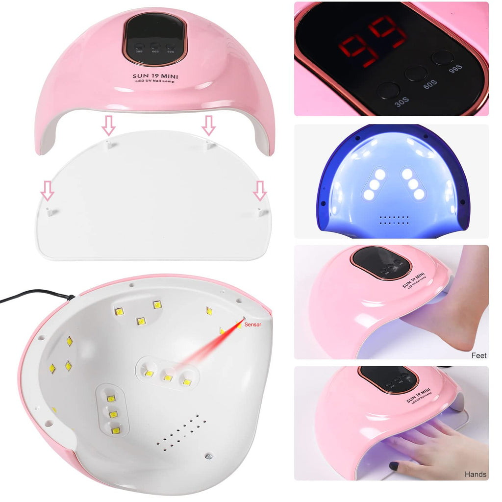 Acrylic Nail Kit with Drill and UV Light for Beginners Z74999