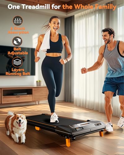 BestGod Walking Pad Treadmill 330lbs Capacity 2.5HP Portable for Home E21762
