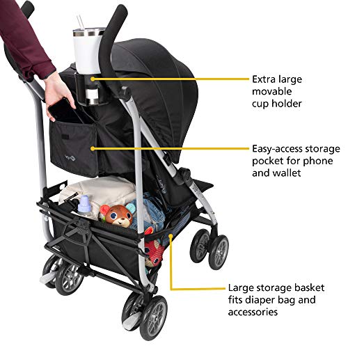Safety 1st Step Lite Compact Stroller, Lightweight Aluminum Frame, 15 lbs, Greyhound I978