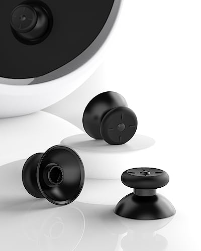 Thumbsticks Replacement for Meta Quest 2/3 Controller, Black 2-in-1 D4183