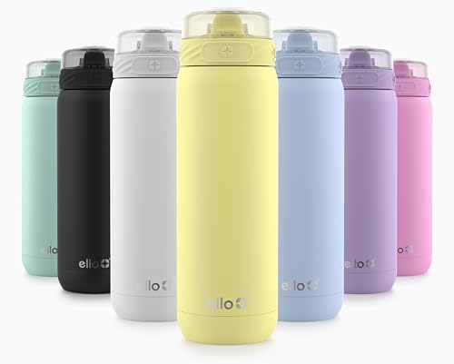 Ello Cooper 32oz Stainless Steel Water Bottle with Straw and Handle Q4598