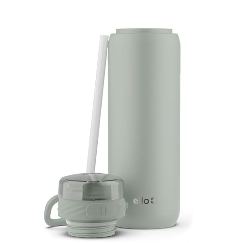 Ello Cooper 32oz Stainless Steel Water Bottle with Straw and Handle Q4598