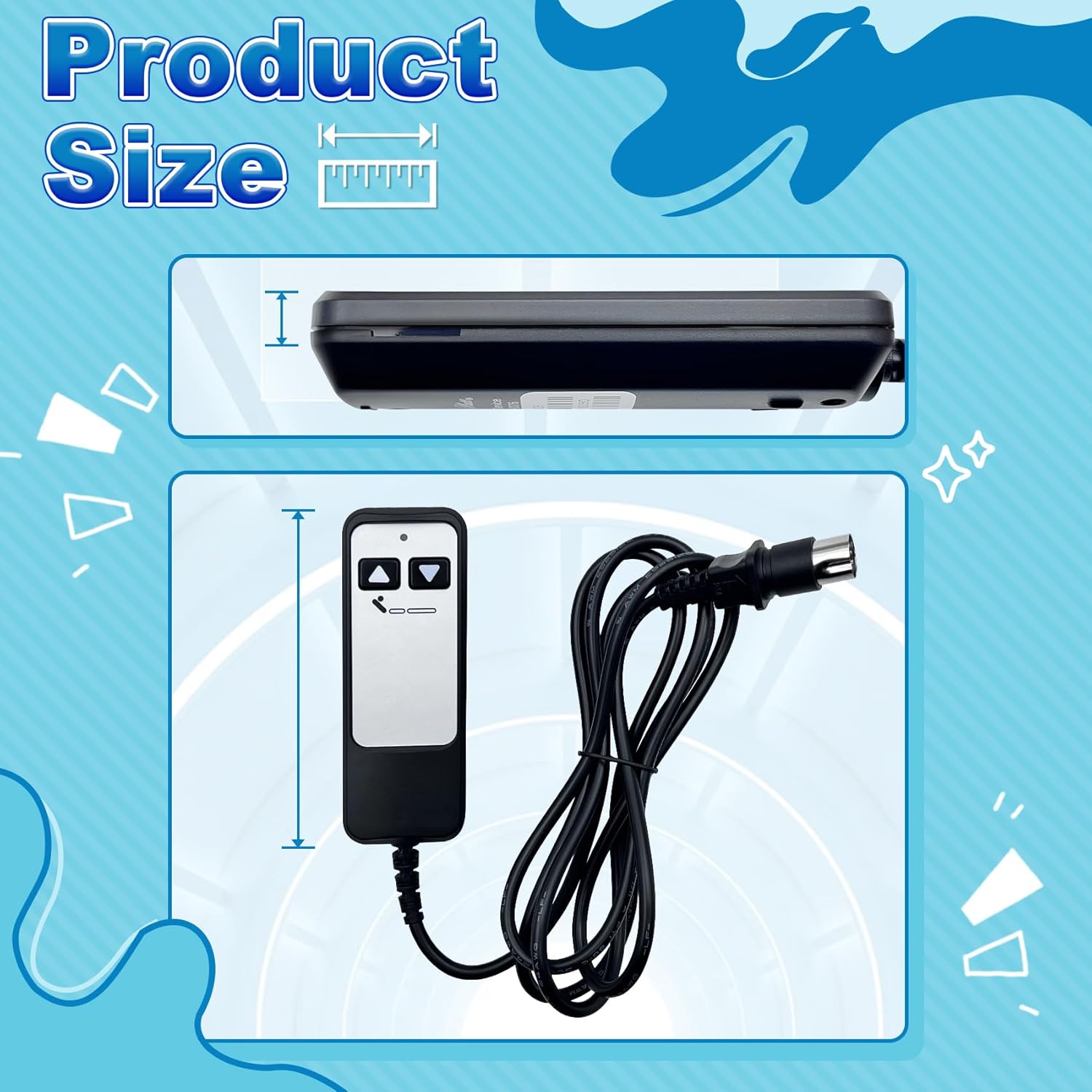 OEM 5 Pin Adjustable Bed Richmat HJH5 Wired Remote Control for Leggett & Platt Bases J80220