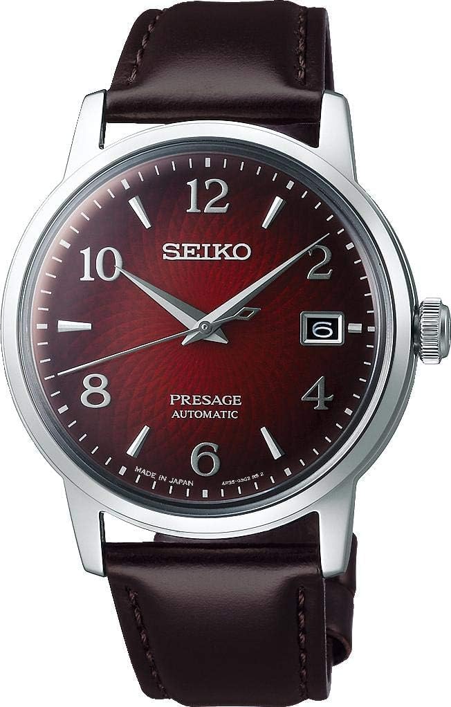 Seiko Presage Automatic Red Dial Men's Watch SRPE41J1 H777287