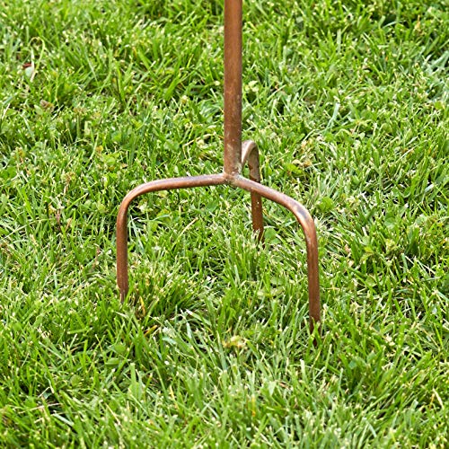 Large Copper Multi-Birdhouse Stakes for 4 Bird Families A740