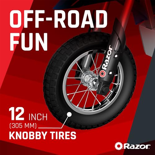Razor MX350 Dirt Rocket Electric Motocross Bike, Blue L3547