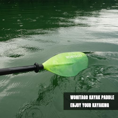Kayak Paddles with Alloy Shaft and PP Blade, Adjustable 230-250 cm E1062