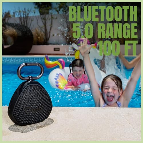 OontZ Angle 3 Portable Bluetooth 5.4 Speaker, IPX5 Water-Resistant, Black B762769